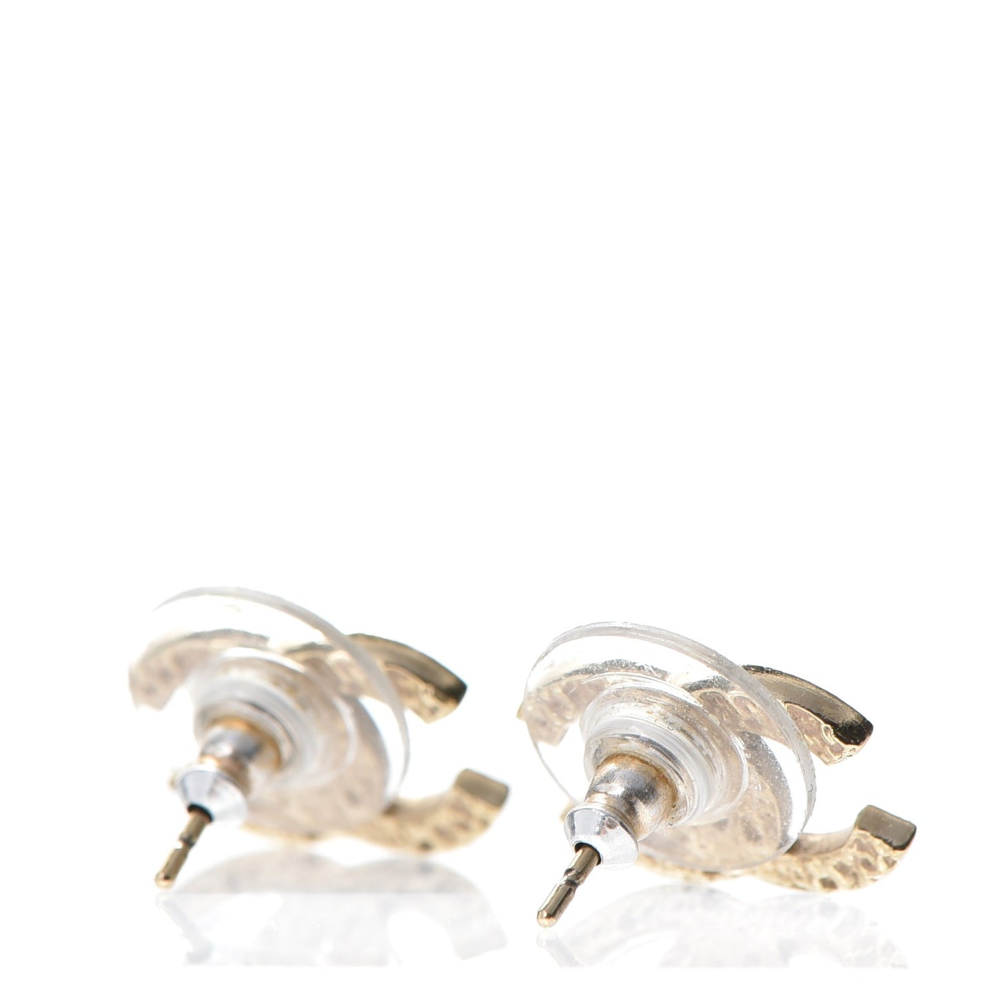 Chain CC Earrings Gold