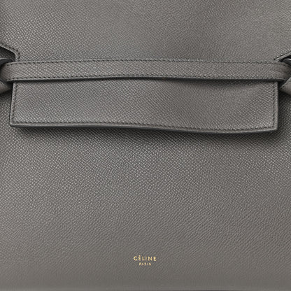 Celine Grained Calfskin Mini Belt Bag Grey 8 of 13