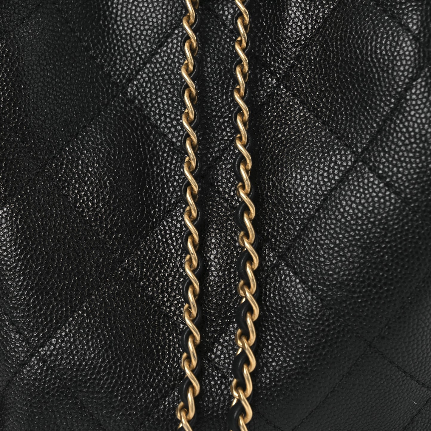 Caviar Quilted Medium Chanel 25 Backpack Black