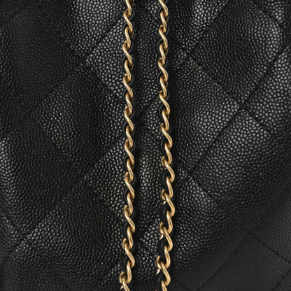 Chanel Caviar Quilted Medium Chanel 25 Backpack Black 8 of 10
