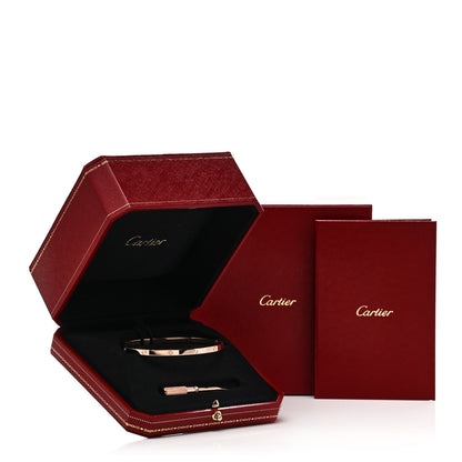 Cartier 18K Pink Gold Small LOVE Bracelet 20 5 of 5