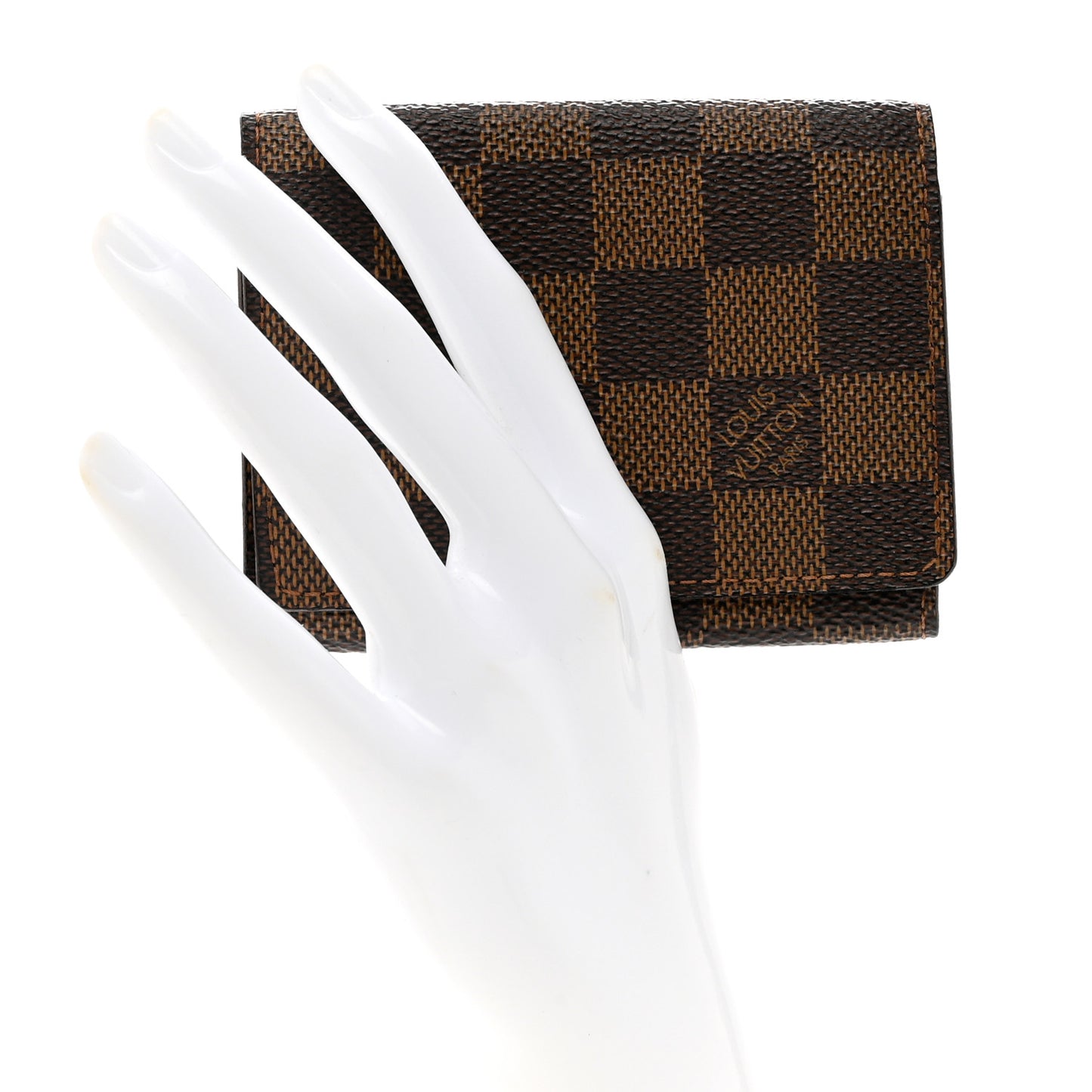 Damier Ebene Business Card Holder