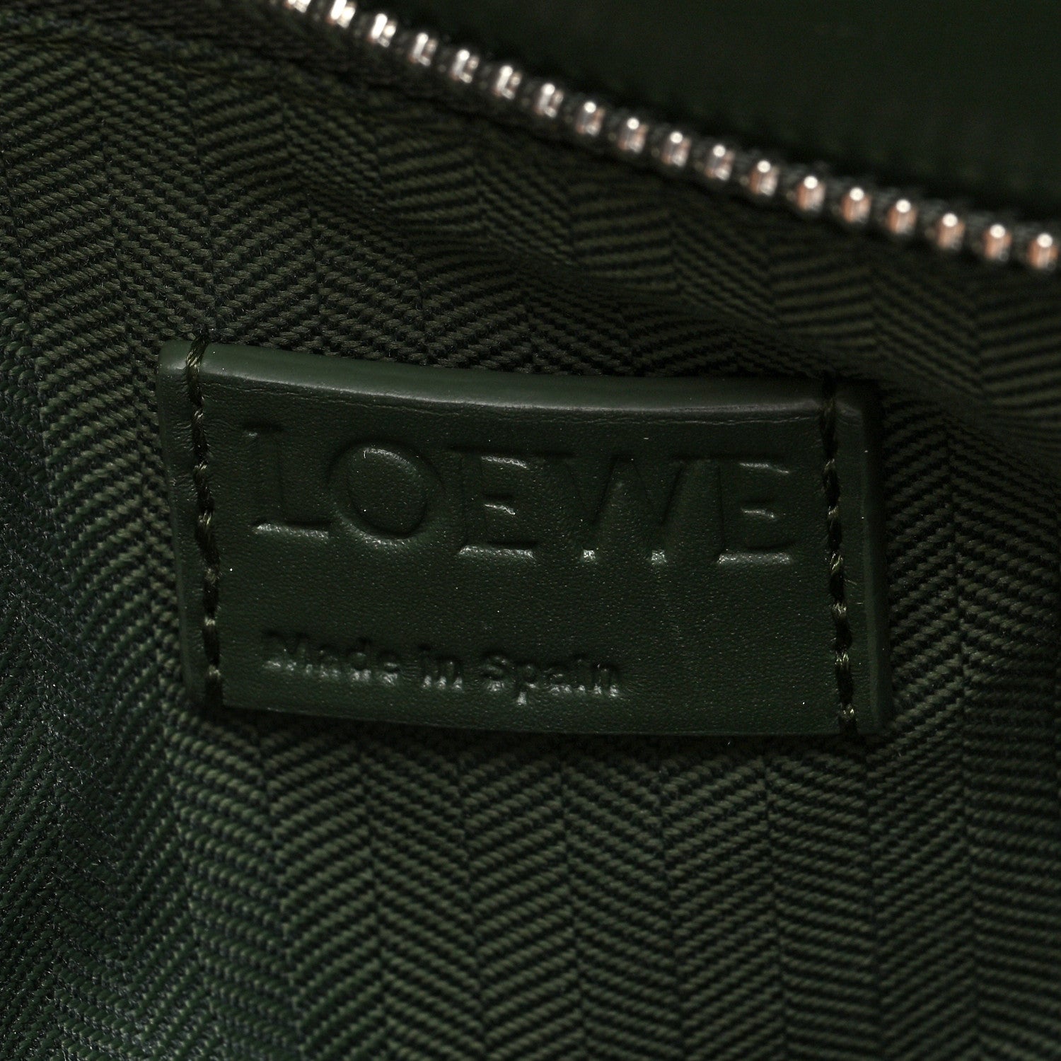 Loewe Satin Calfskin Monochrome Medium Puzzle Bag Vintage Khaki