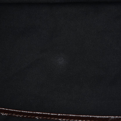 Chloe Crinkled Patent Betty Shoulder Bag Chocolate 6 of 12