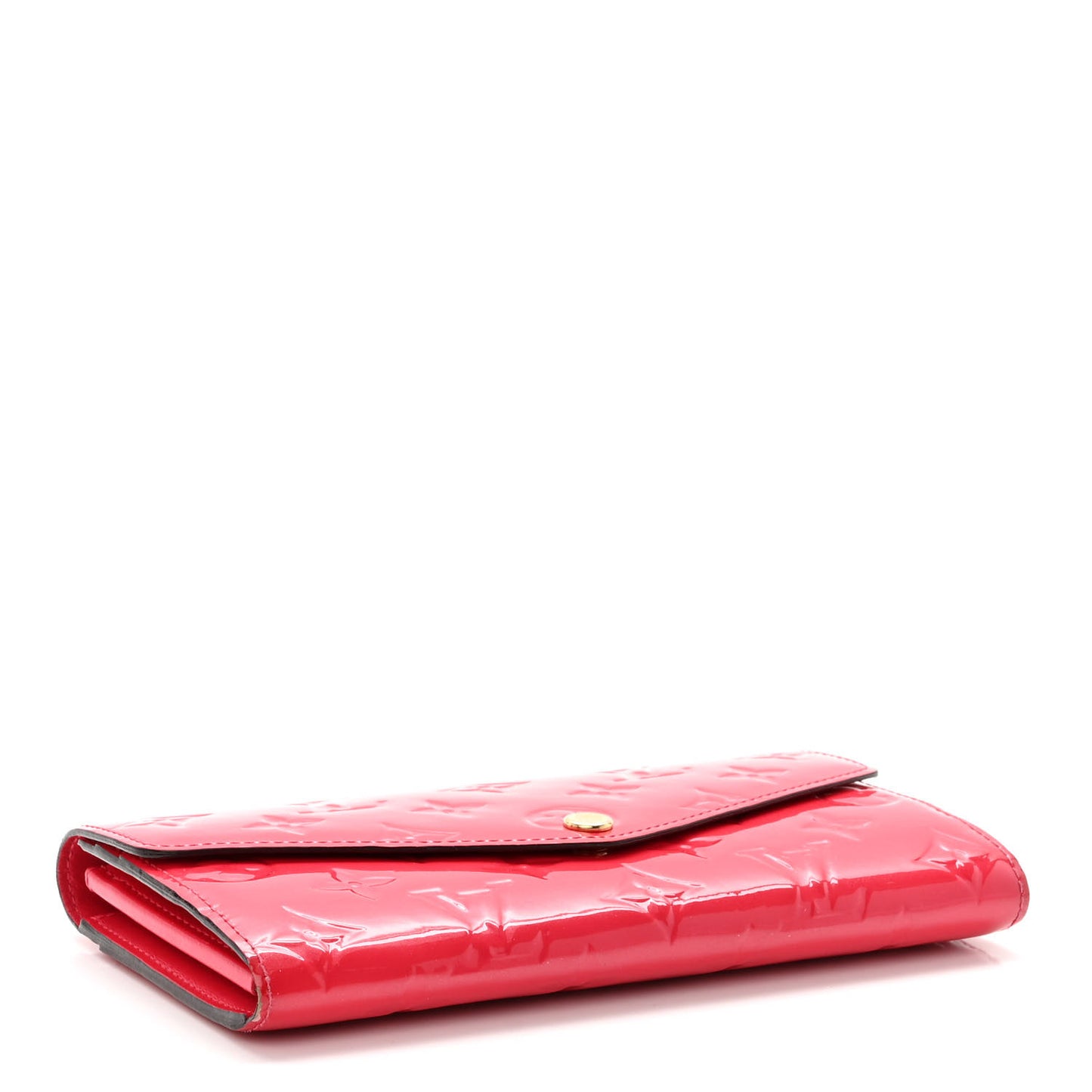Vernis Sarah Wallet NM Rose Litchi