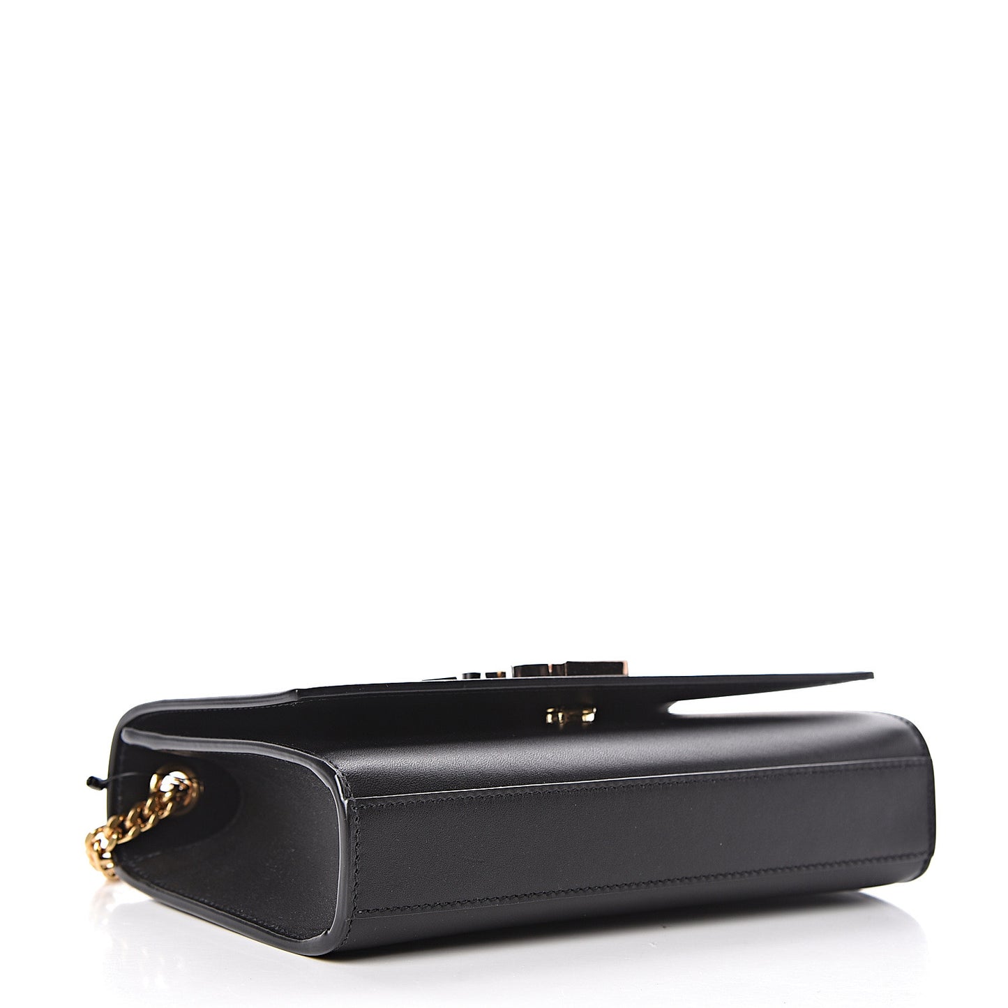 Calfskin Small Monogram Kate Satchel Black