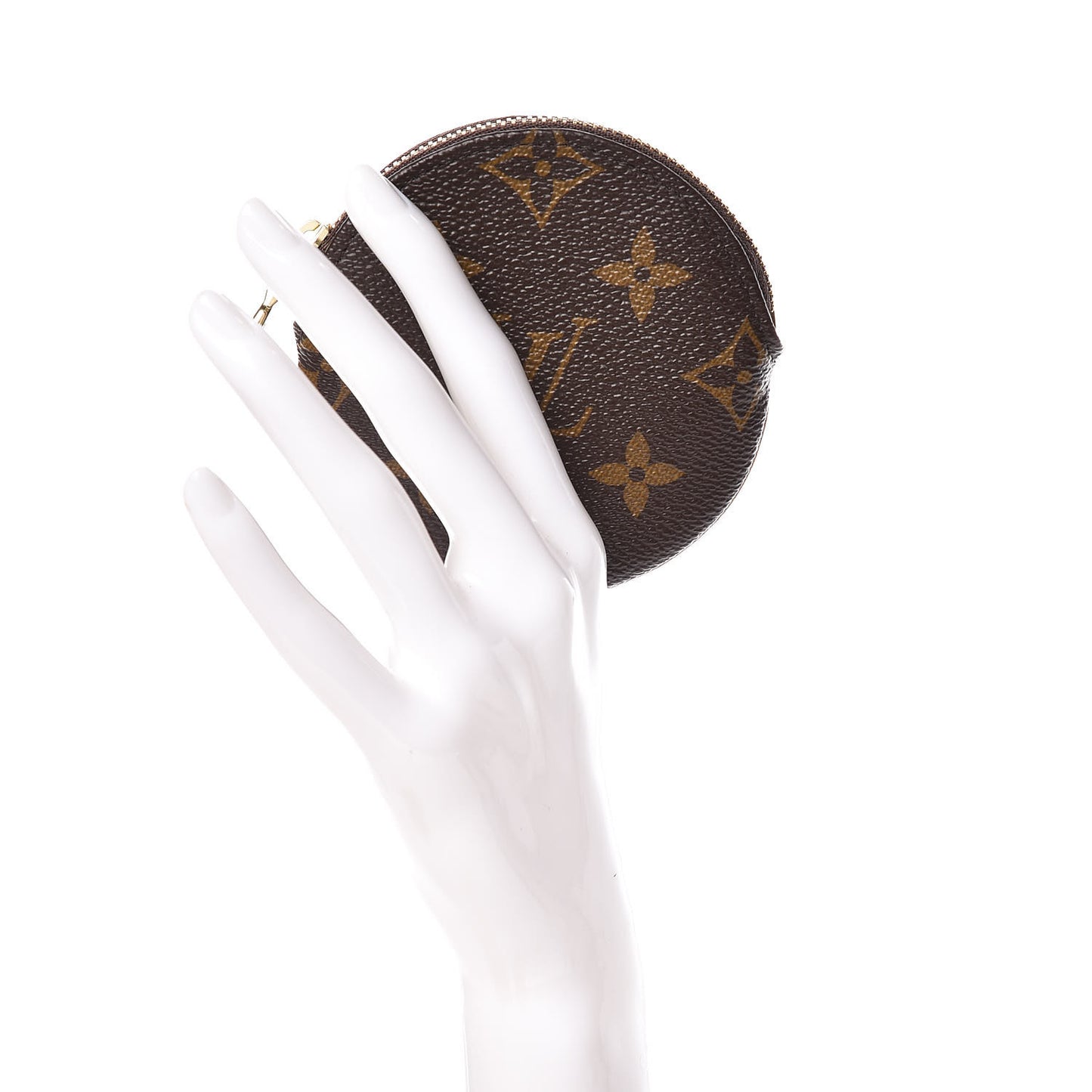 Monogram Round Coin Purse