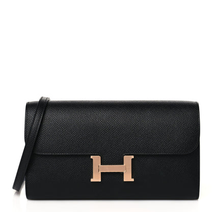 Hermes Epsom Constance Wallet To Go Black 1 of 11