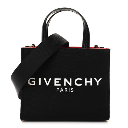 Givenchy Canvas Mini Bond Shopper Tote Black 1 of 10