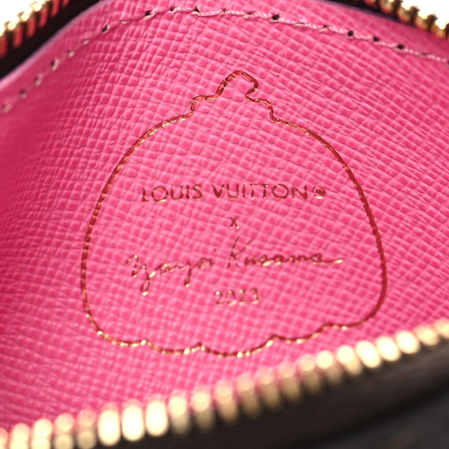 Louis Vuitton LV X YK Monogram Kusama Pumpkin Zipped Romy Card Holder 6 of 9