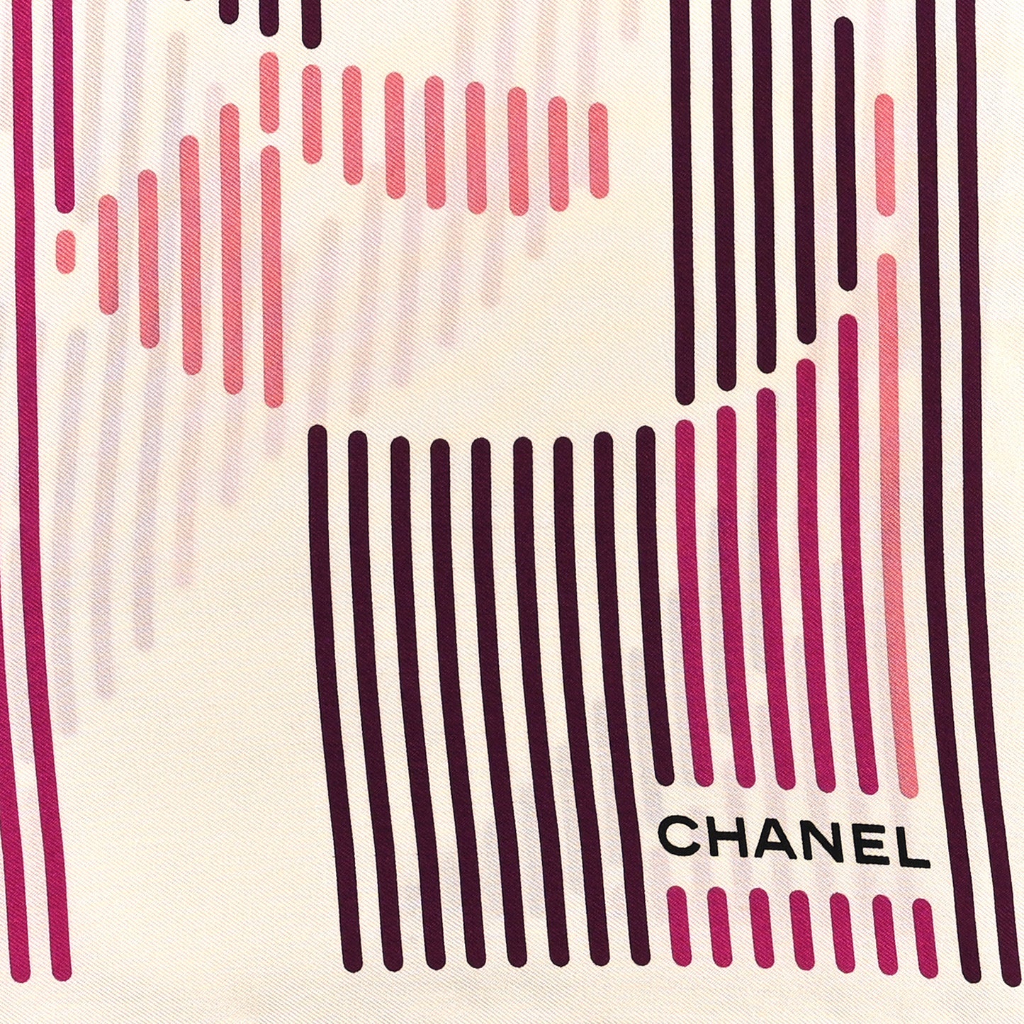 Silk CC Square Scarf Pink