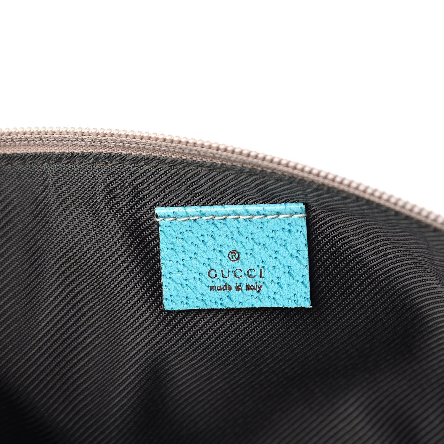 Gucci Monogram Boat Pochette Teal 6 of 10