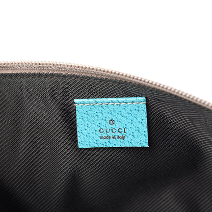 Gucci Monogram Boat Pochette Teal 6 of 10