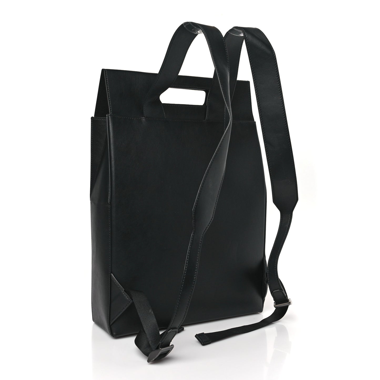 Vitello Grace Light Logo Fendi Pack Backpack Black