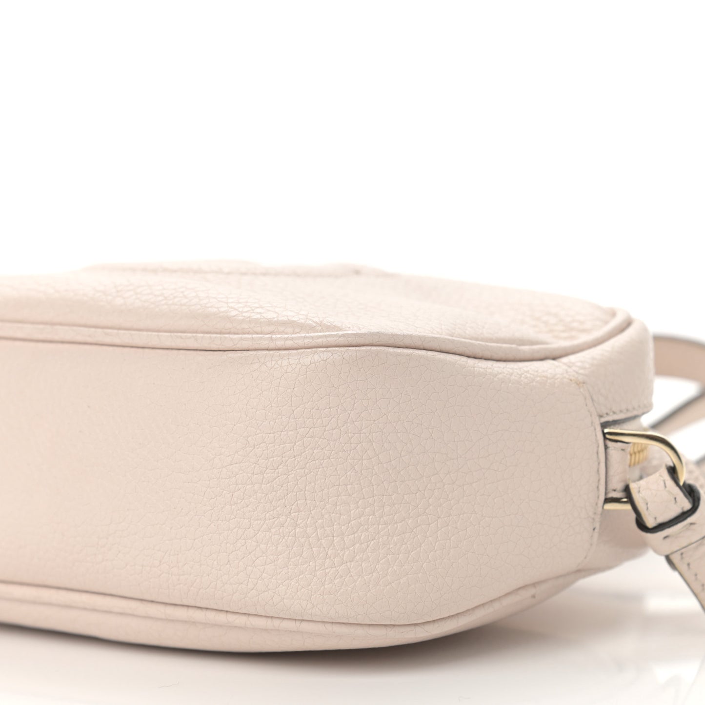 Calfskin City Goncho Crossbody Camera Bag Ivory