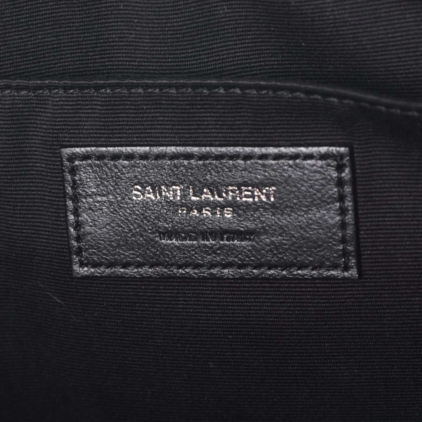 Lambskin Monogram Lou Camera Bag Black