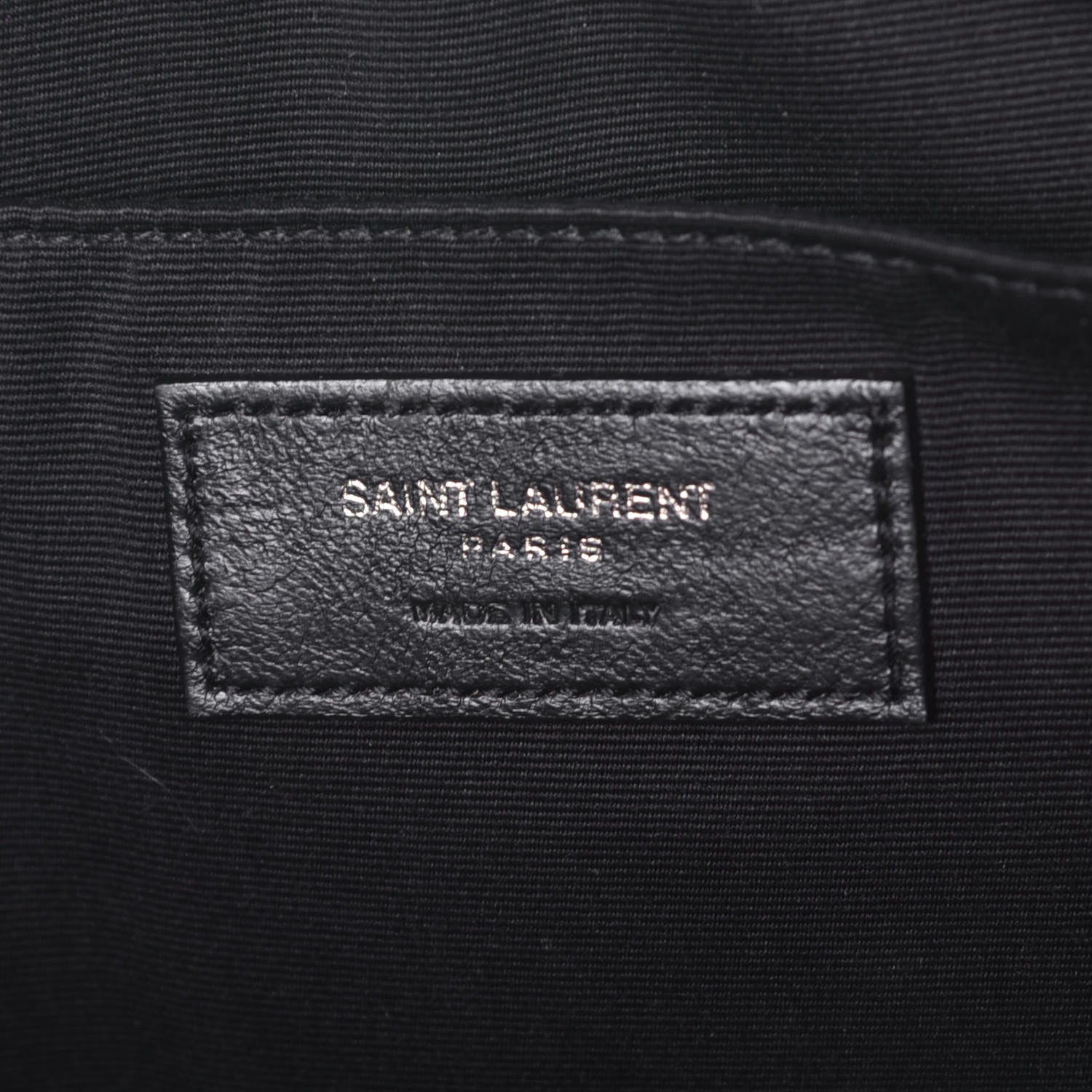 Saint Laurent Lambskin Monogram Lou Camera Bag Black 6 of 9