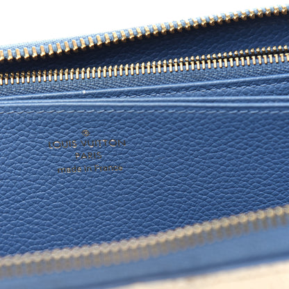 Louis Vuitton Empreinte Zippy Wallet Denim Creme 6 of 8