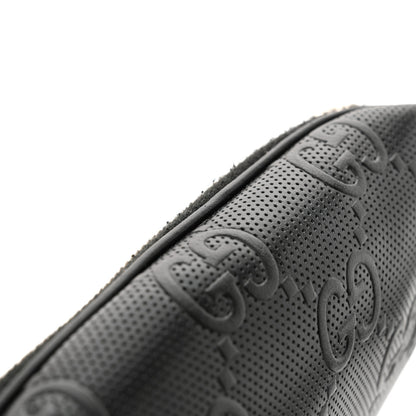 Gucci Calfskin GG Tennis Embossed Belt Bag Black 12 of 12