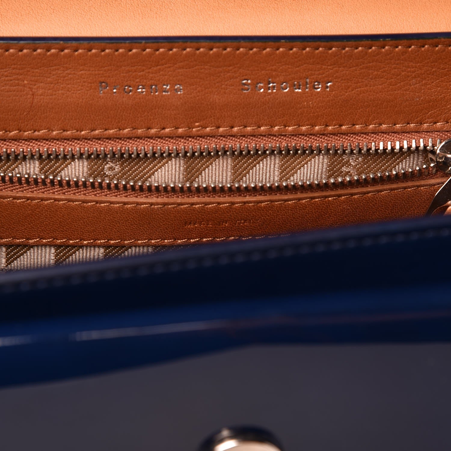 Proenza Schouler Patent PS11 Classic Shoulder Bag Cadet Blue 7 of 10