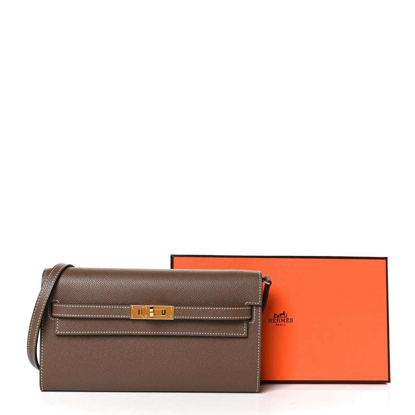 Epsom Kelly Wallet To Go Etoupe