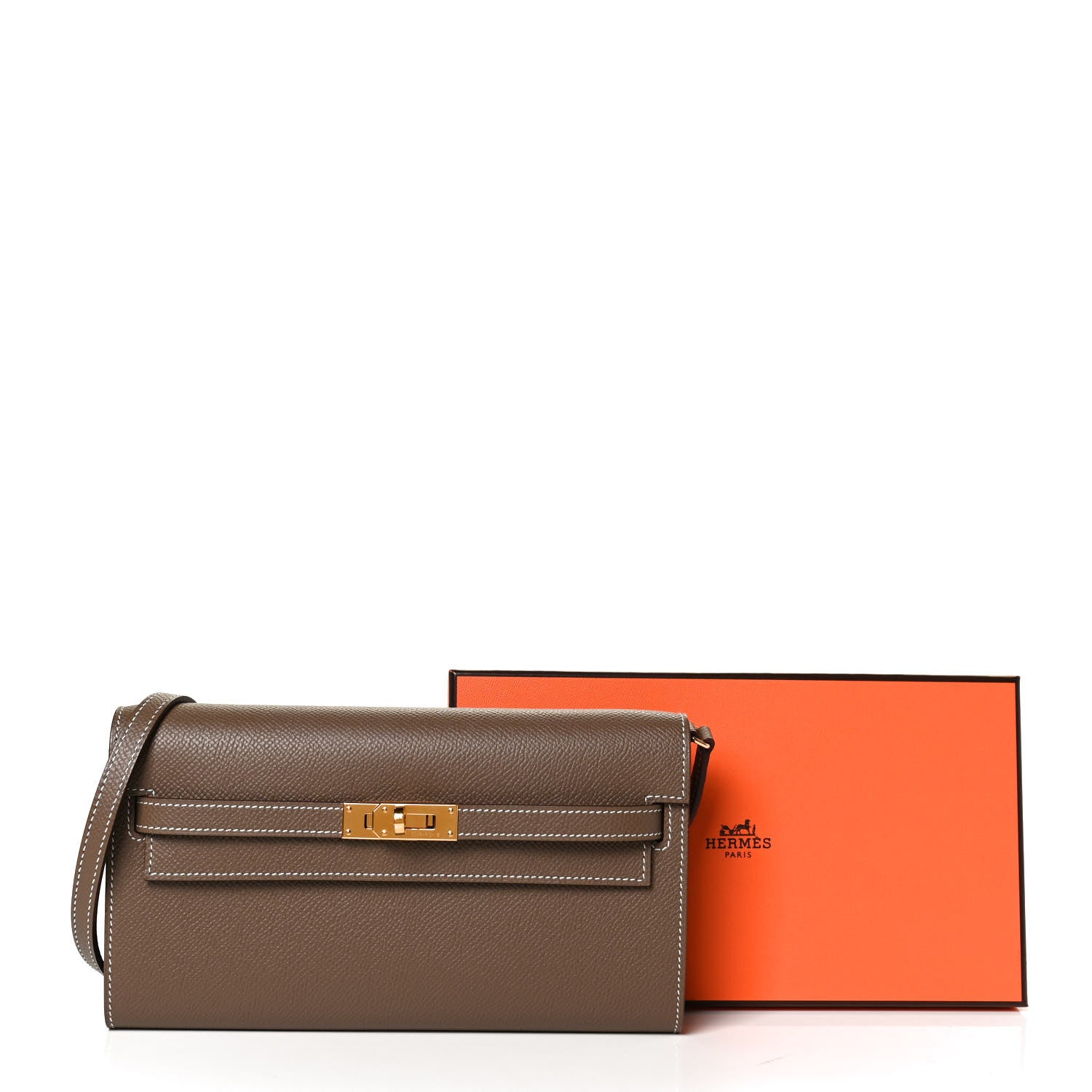 Hermes Epsom Kelly Wallet To Go Etoupe 10 of 10
