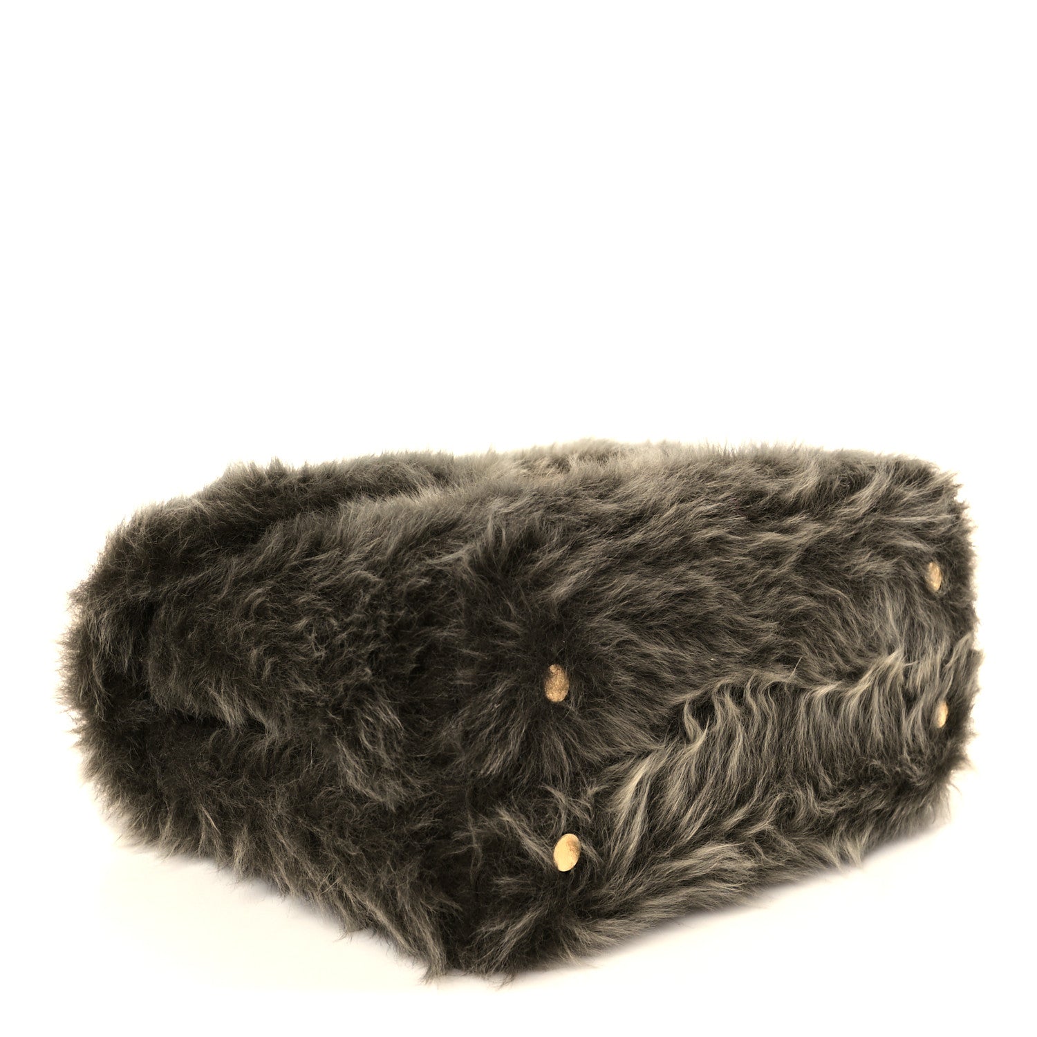 Celine Shearling Suede Calfskin Teen Nino Golden Khaki 4 of 10