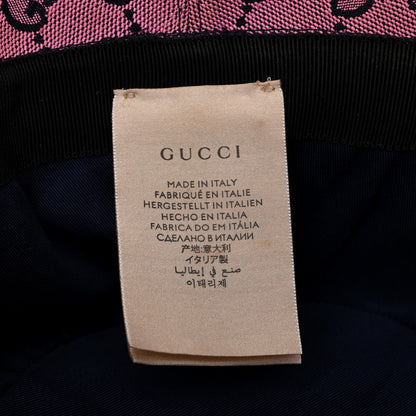 Gucci Monogram Multicolor New Sakai Calfskin Bob Malibu Bucket Hat XL Parma Violet Blue 8 of 9