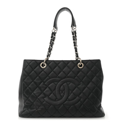 Chanel Caviar Quilted Grand Shopping Tote GST Black 1 of 11