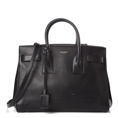 Saint Laurent Smooth Calfskin Small Sac De Jour Black 1 of 17