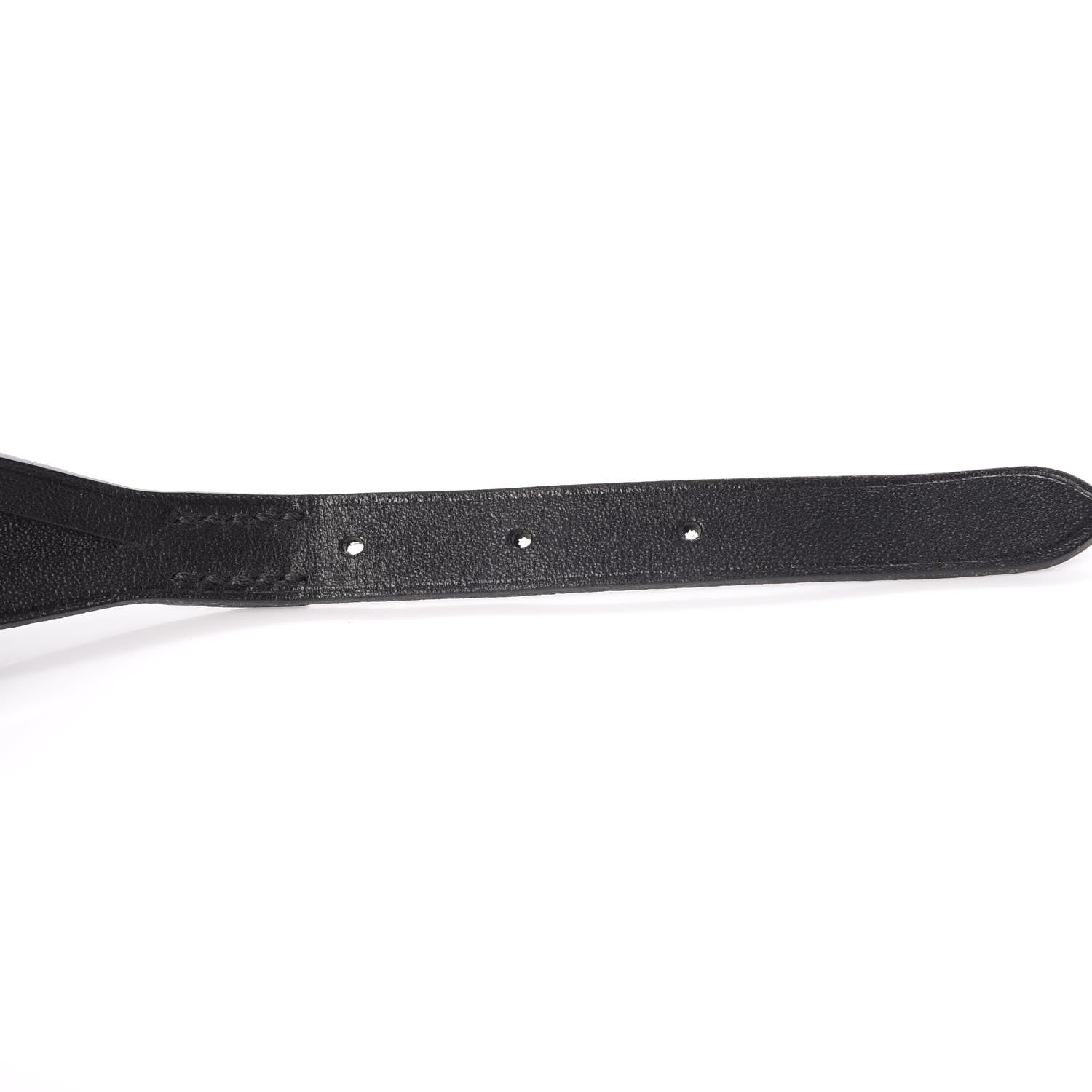 Hermes Vache Hunter Etriviere Braided Belt S Black 6 of 7
