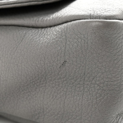 Chanel Grained Calfskin Mademoiselle Lock Bijoux Chain Flap Grey 11 of 12