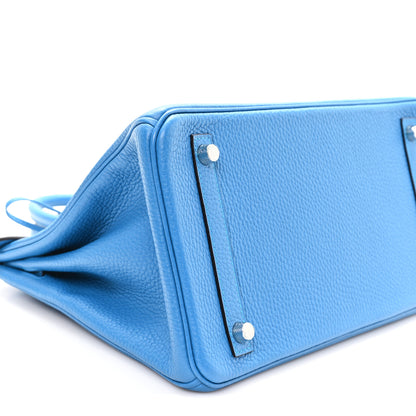 Hermes Togo BIRKIN 30 Bleu Zanzibar 9 of 10