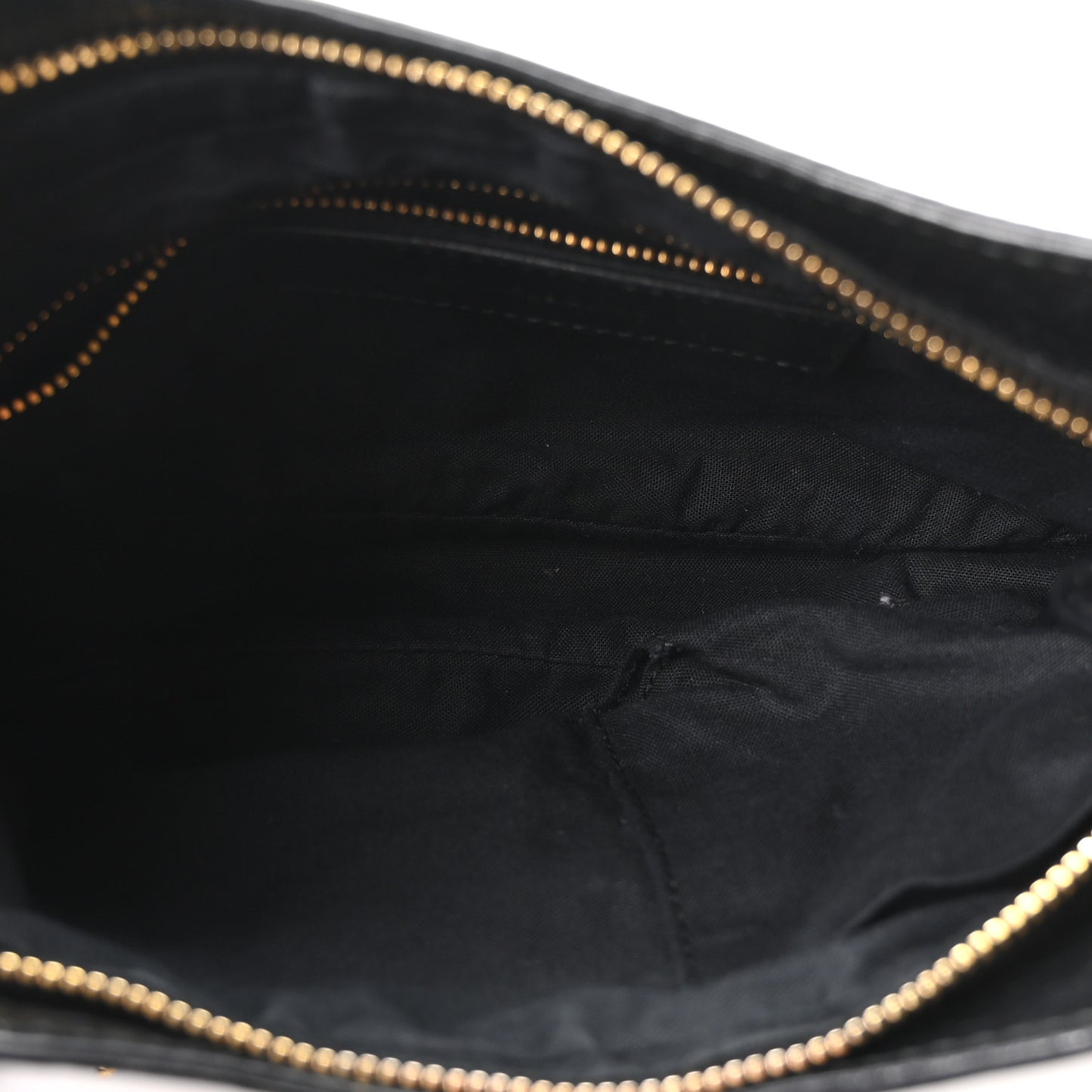 Agneau Giant 12 Gold Hardware Hip Black