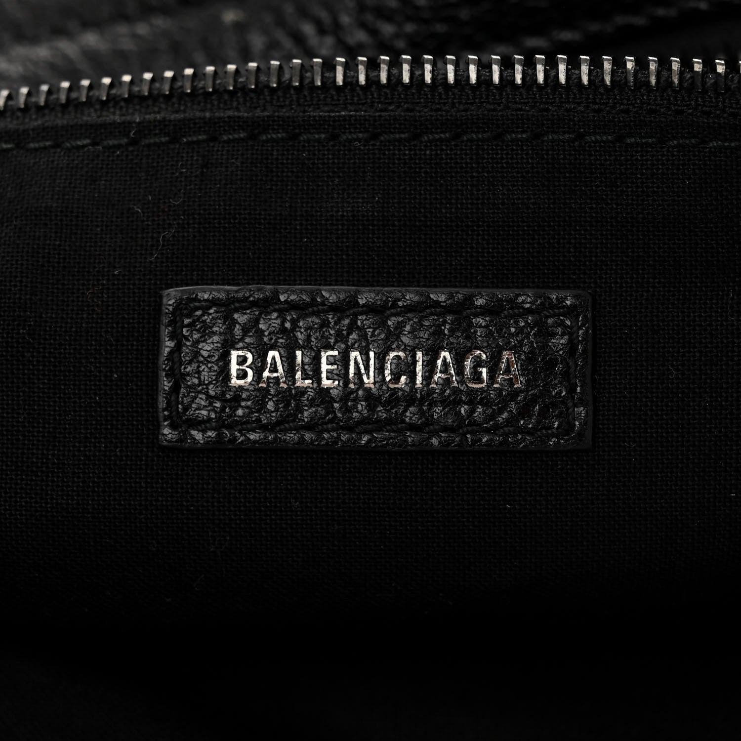 Balenciaga Chevre Black Metallic Edge Hardware City Black 6 of 10