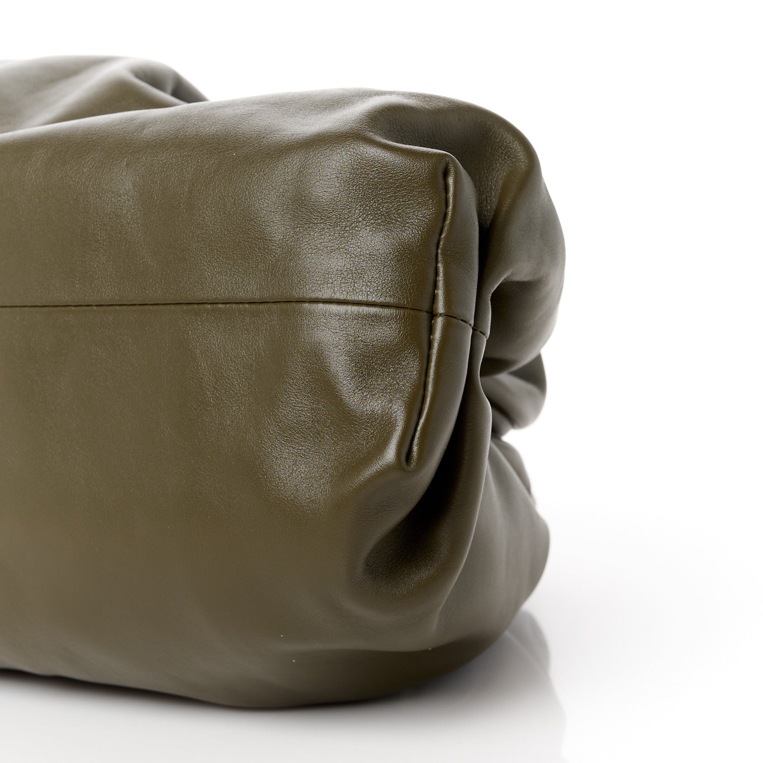 Bottega Veneta Smooth Butter Calf The Pouch Oversized Clutch Mud 11 of 11