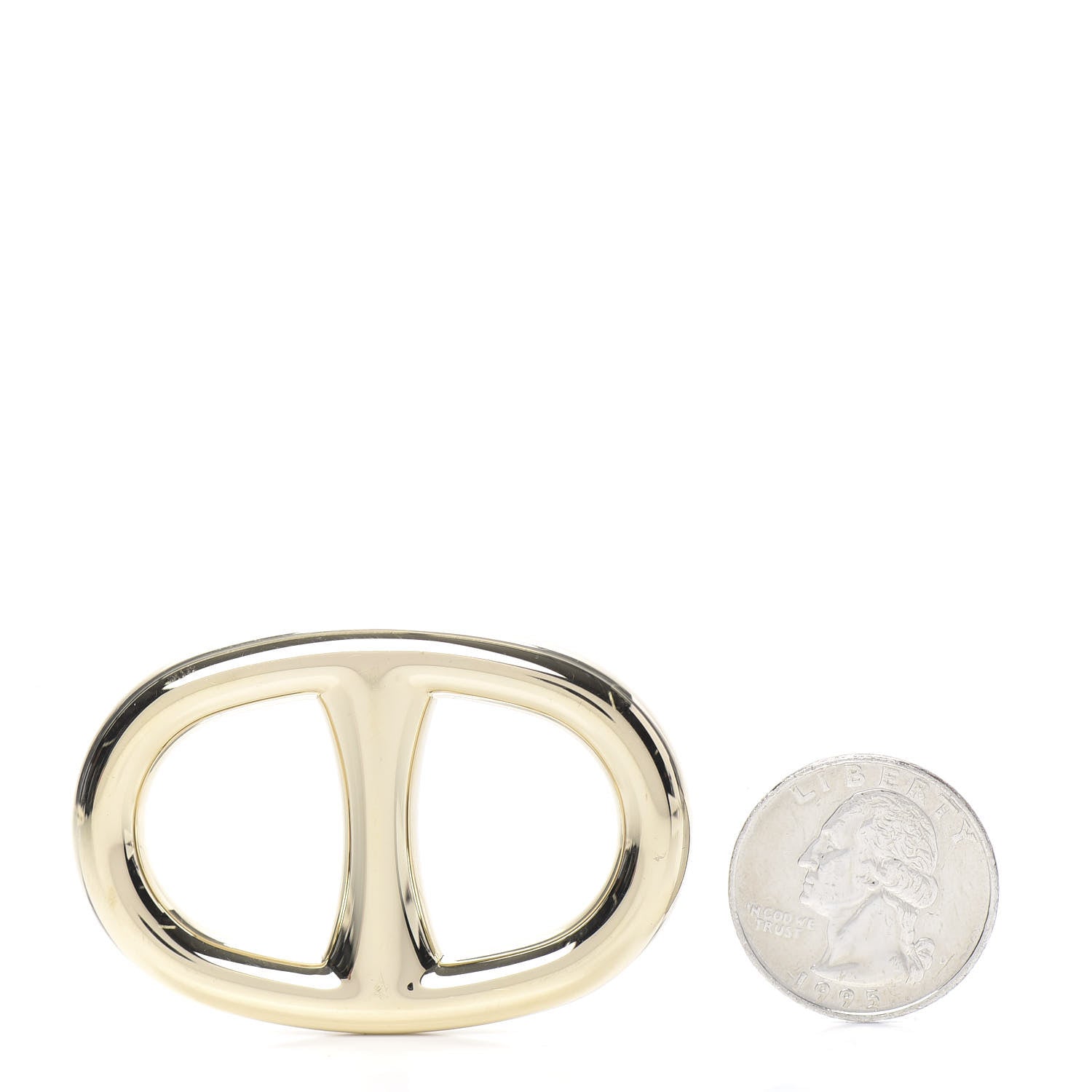 Hermes Permabrass Chaine D'Ancre Scarf Ring 2 of 3