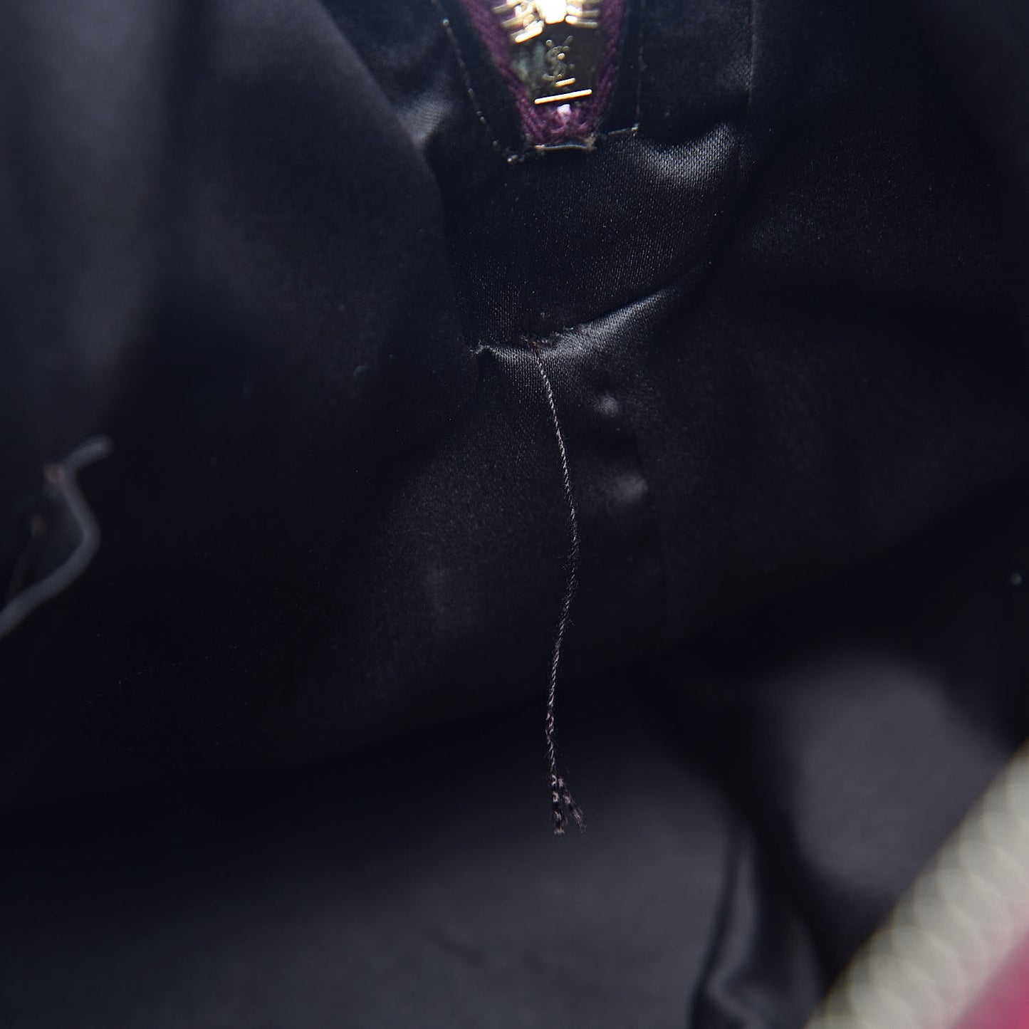 Calfskin Oversized Muse Black Cherry