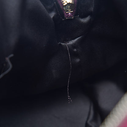 Saint Laurent Calfskin Oversized Muse Black Cherry 8 of 18