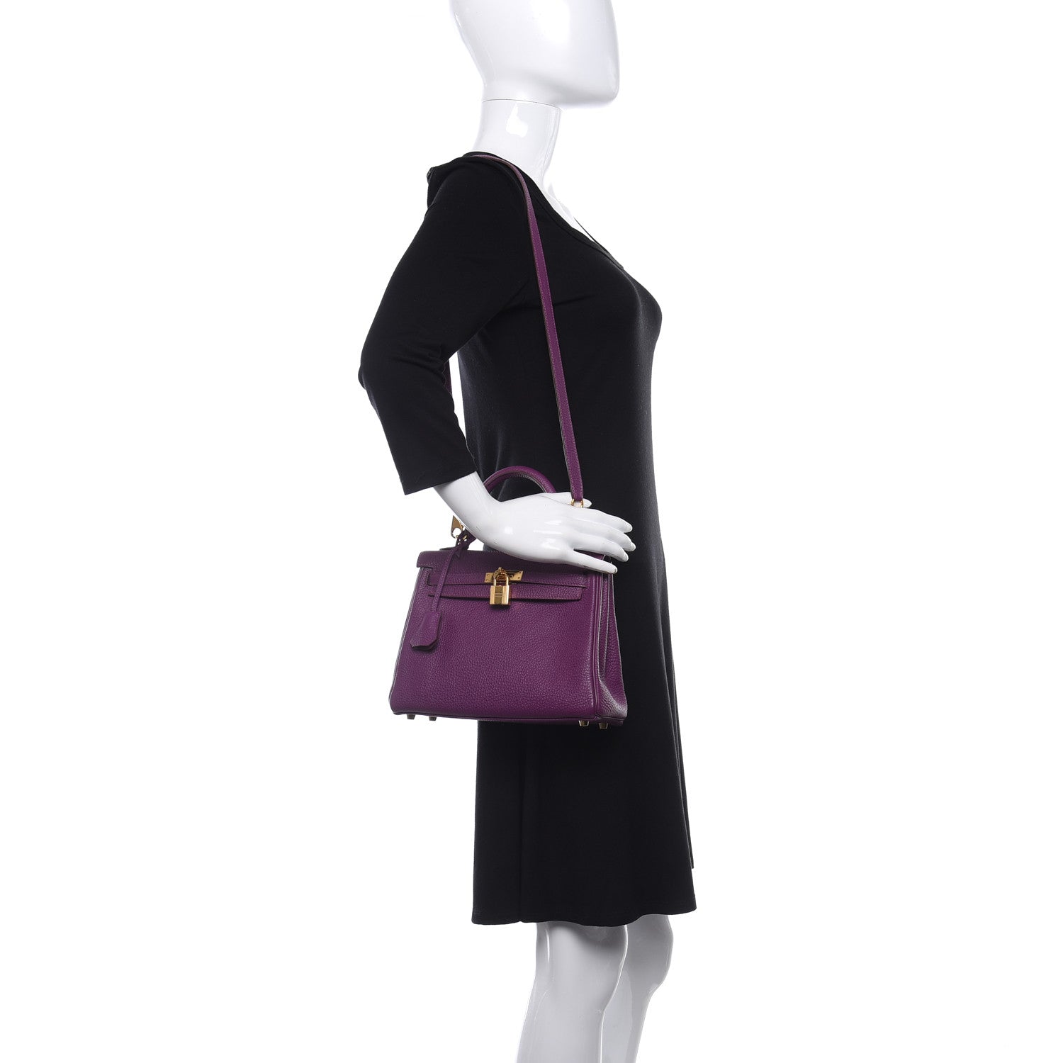 Hermes Togo Kelly Retourne 25 Anemone 2 of 11