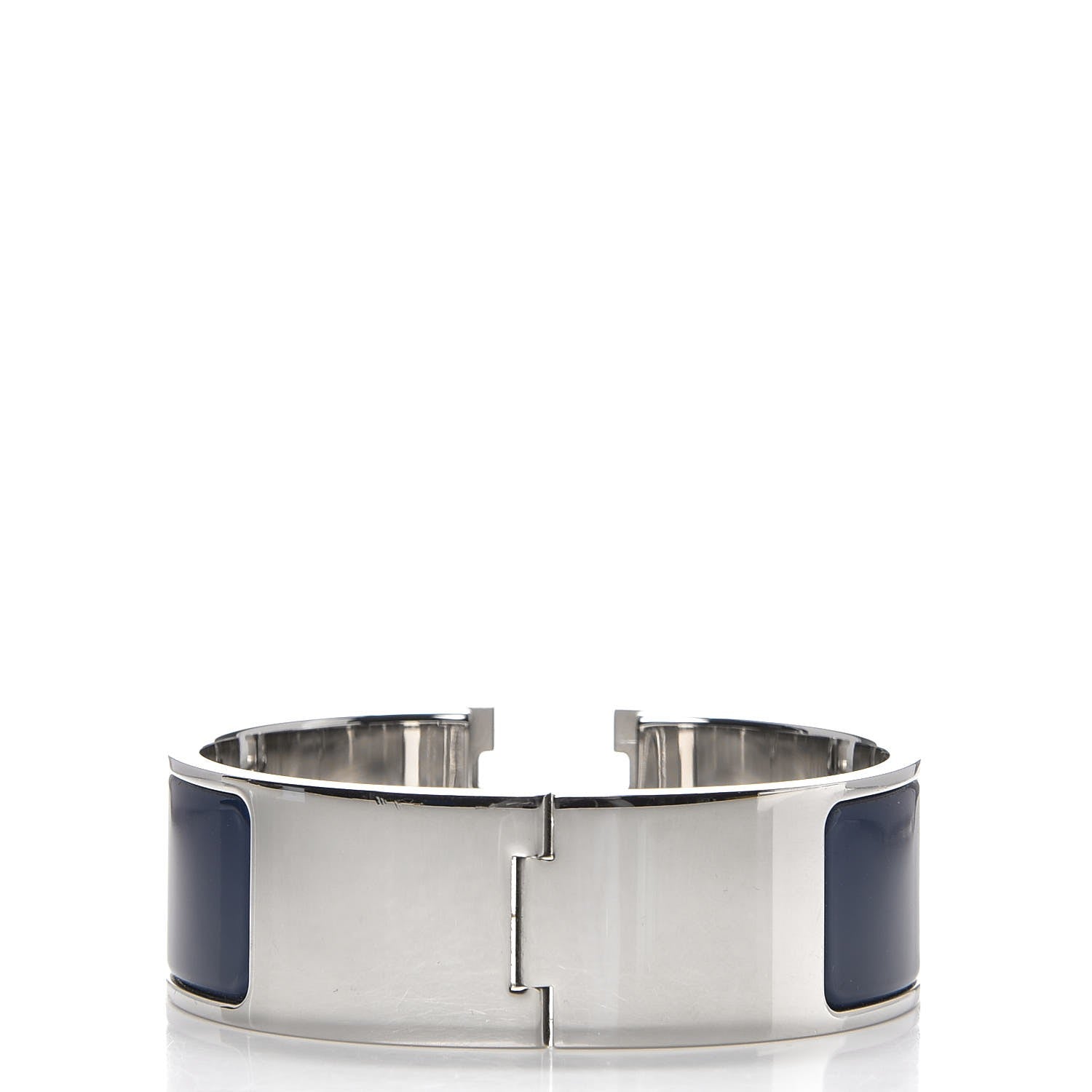 Hermes Enamel Wide Clic Clac H Bracelet PM Bleu Biarritz 3 of 6