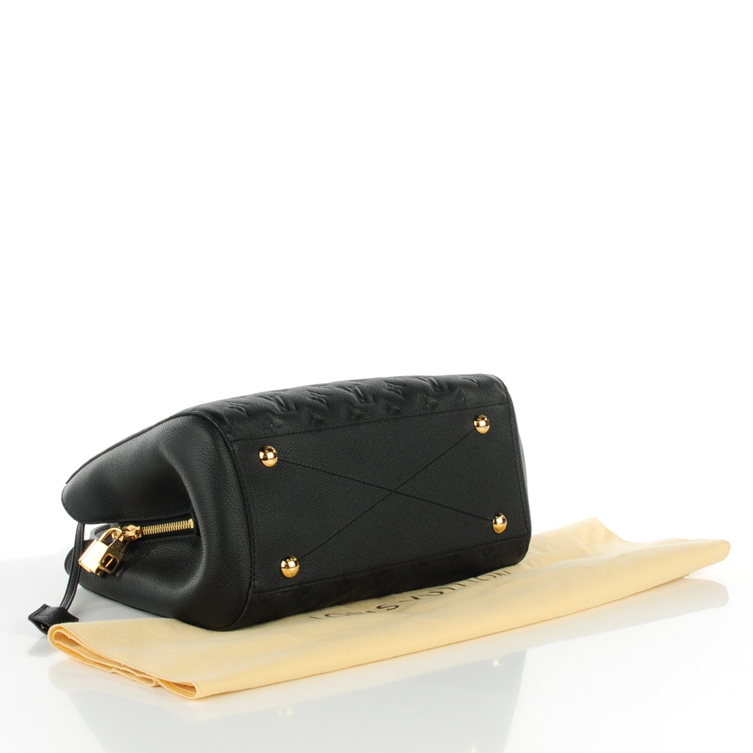 Louis Vuitton Empreinte Montaigne MM Black 4 of 8