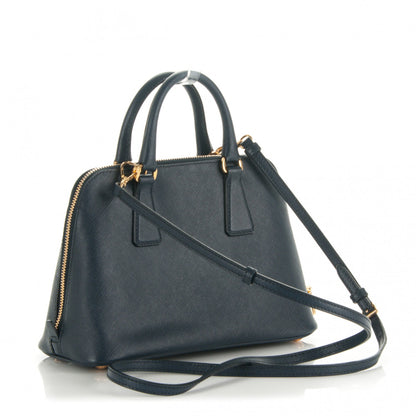 Prada Saffiano Lux Small Promenade Tote Baltico 3 of 7