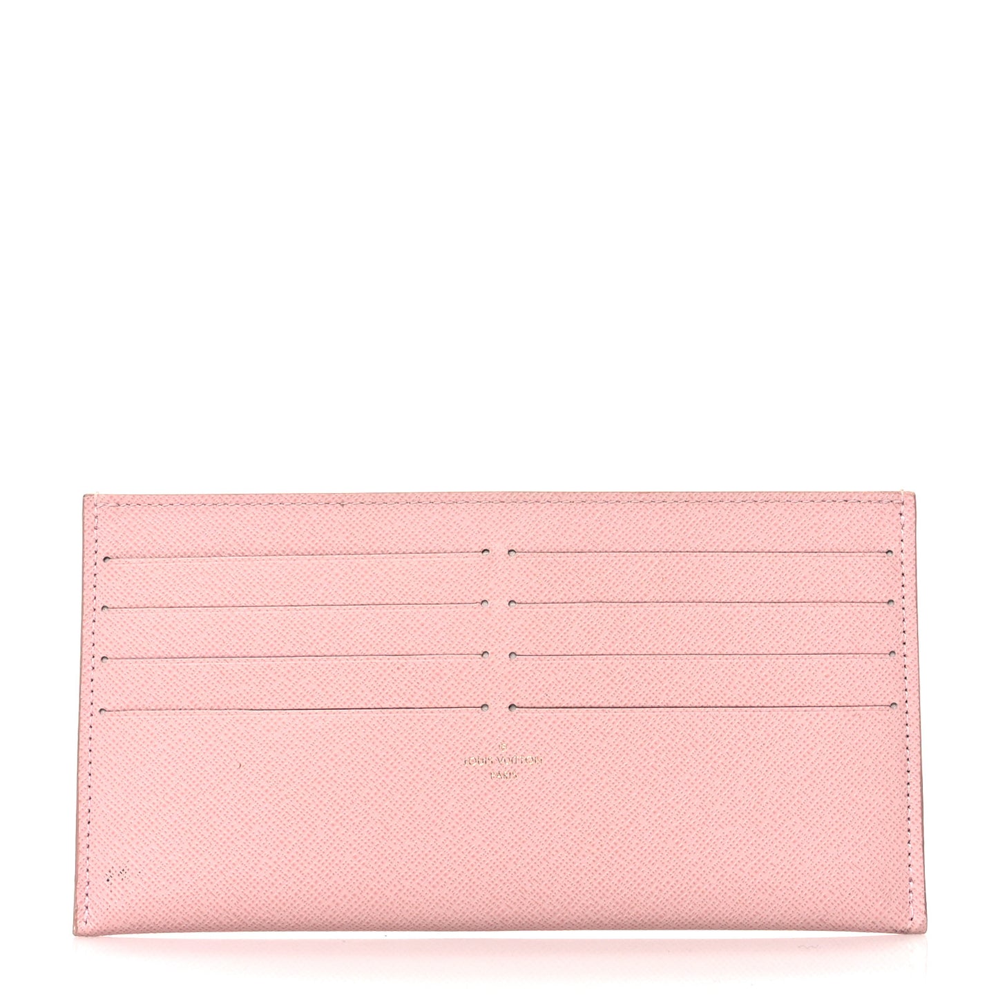 Calfskin Felicie Card Holder Insert Rose Ballerine