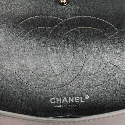 Chanel Metallic Aged Calfskin Quilted 2.55 Reissue 225 Flap Dark Silver 7 of 9