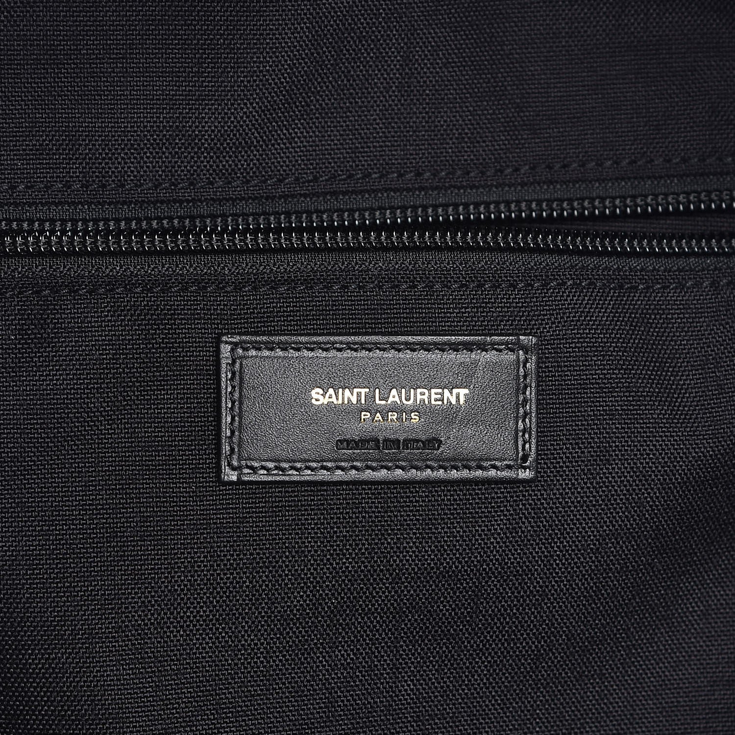 Saint Laurent Printed Canvas Leopard Print Hunting Backpack Black White 6 of 7