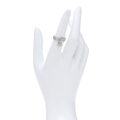 Chanel 18K White Gold Diamond Etolie Filante Ring 51 5.75 2 of 8