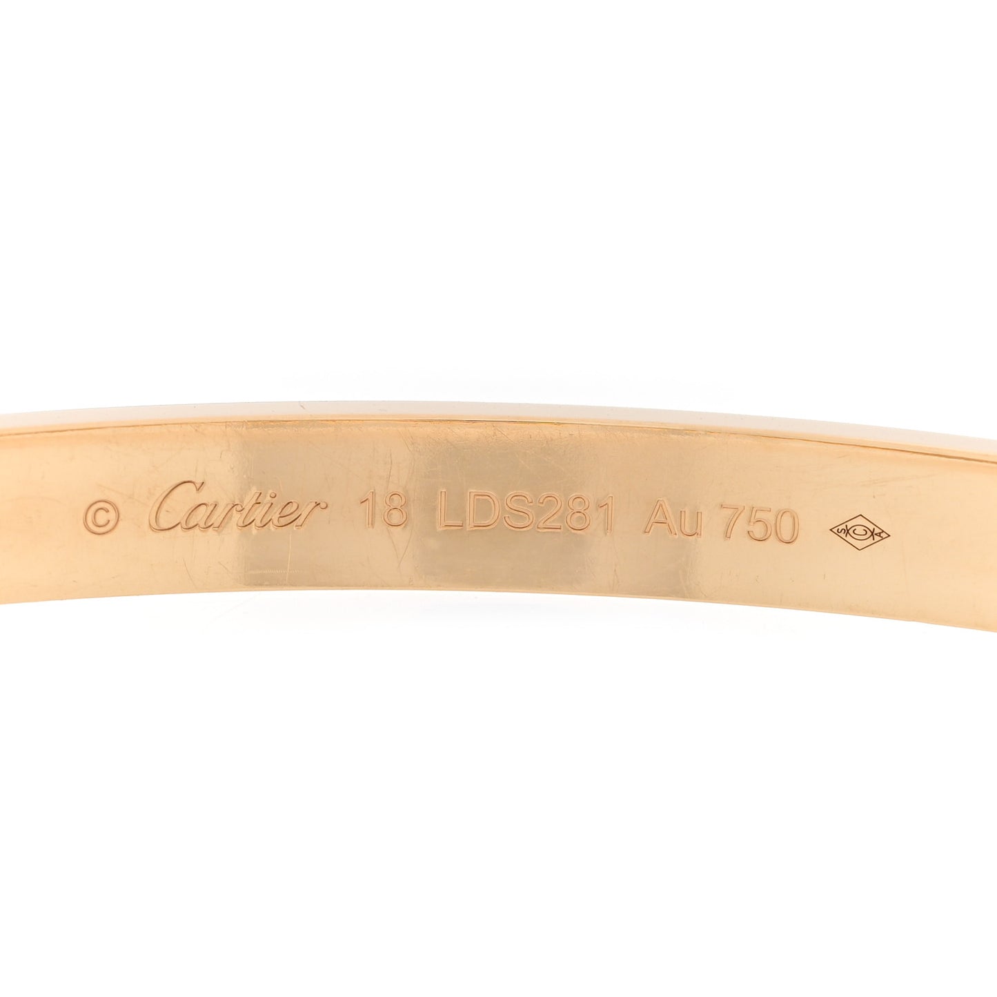 18K Yellow Gold LOVE Bracelet 18