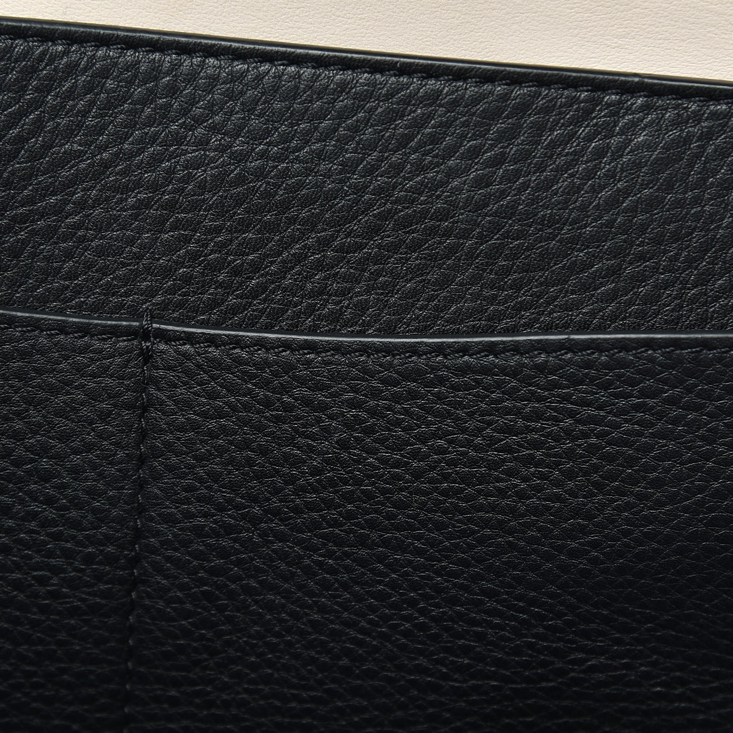 Soft Grain Calfskin Medium Belt Bag Black