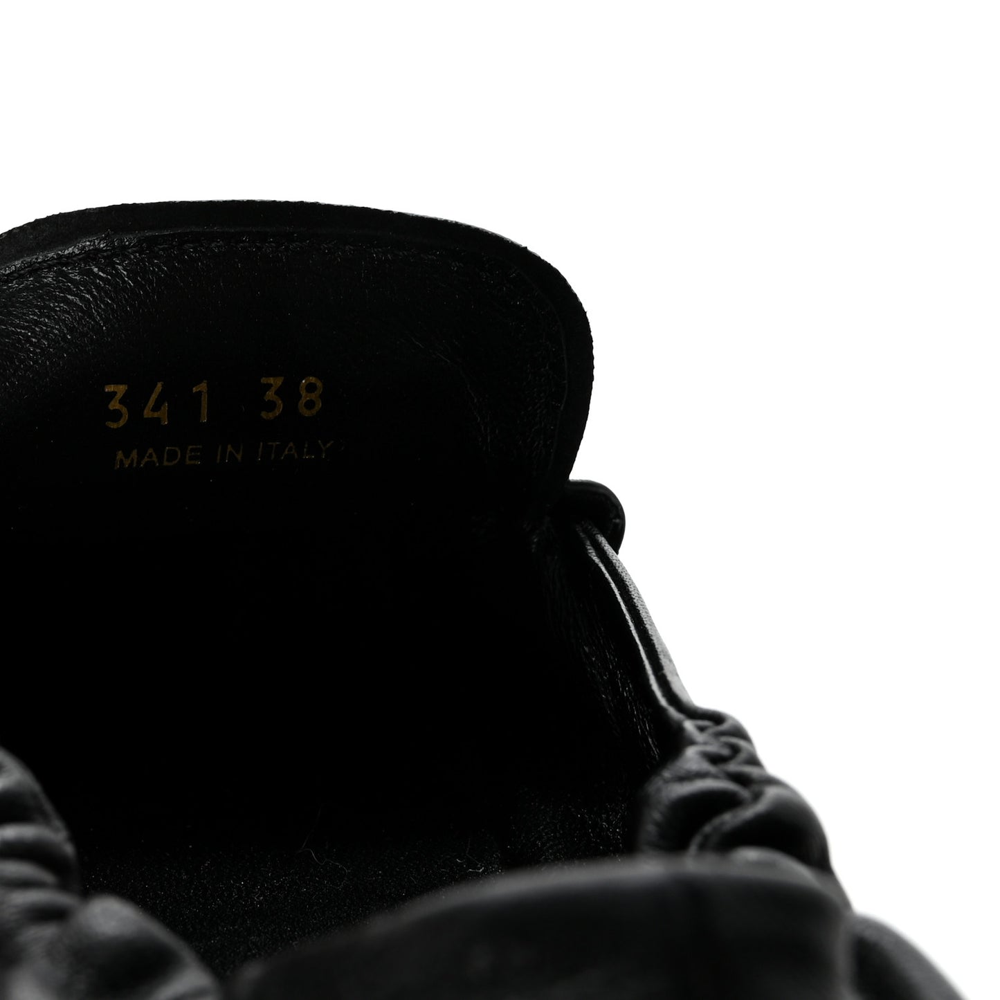 Ruches Nappa Loafer 38 Black